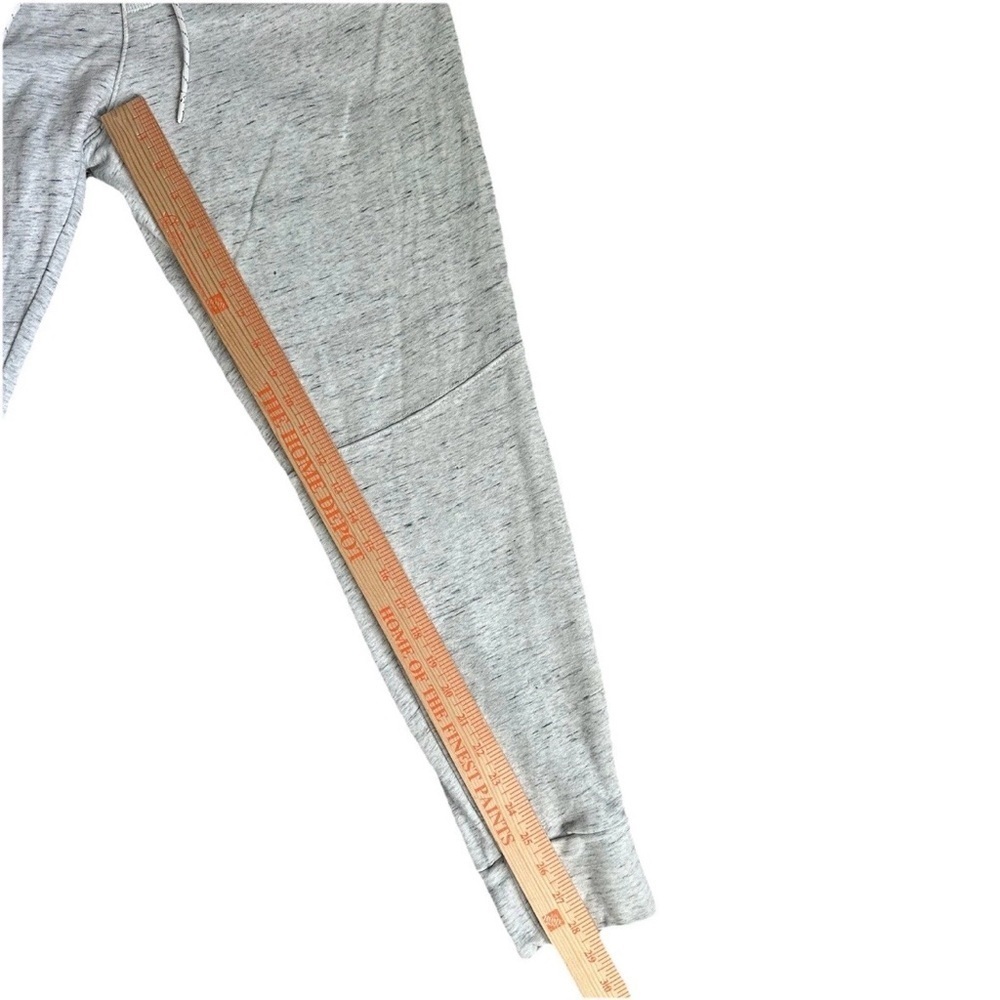 American Eagle Jogger Sweatpants Men’s M Warm Heather Gray Zip Pocket Drawstring - Picture 4 of 8